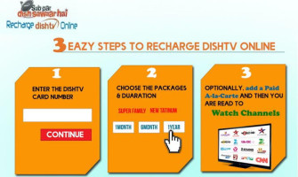 Easy Steps to Recharge DTH